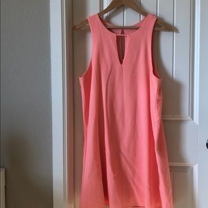 Gorgeous coral swing dress